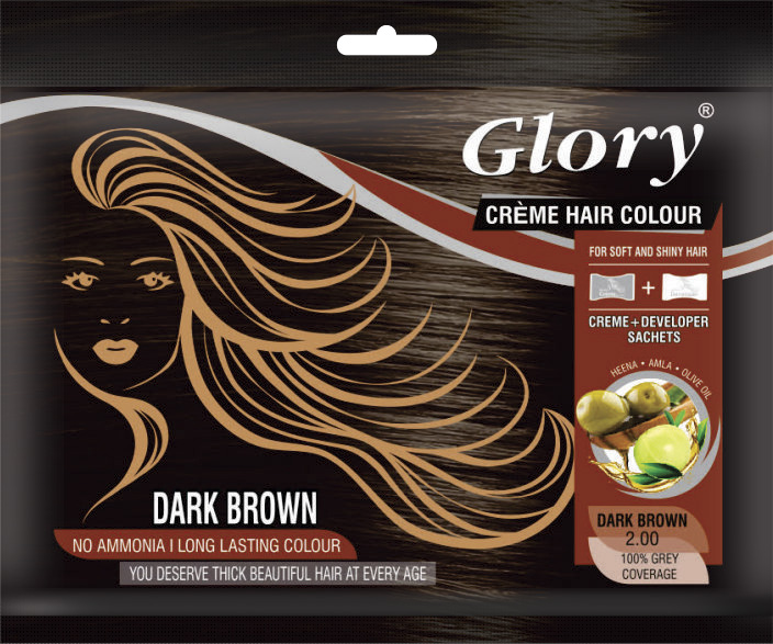 Creme Hair Color Dark Brown Trader